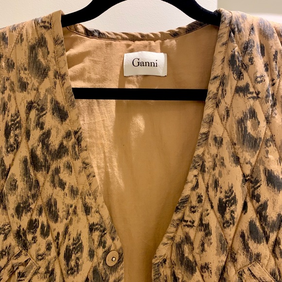GANNI Leopard Oversized Vest - Picture 6 of 6